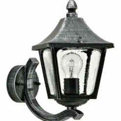 Applique extérieure Albert 1820 Noir, Argenté, 1 lumière