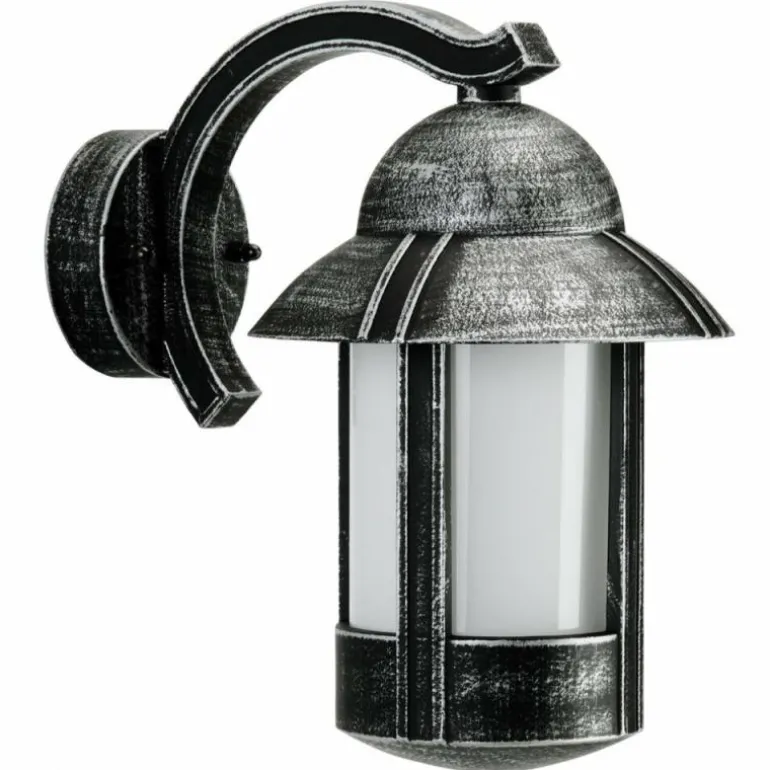 Applique extérieure Albert 1841 Noir, Argenté, 1 lumière