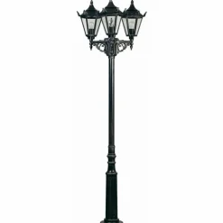 Applique extérieure Albert 2049 Noir, Argenté, 3 lumières