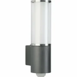 Applique extérieure Albert 320 Anthracite, Acier inoxydable, 1 lumière, Détecteur de mouvement