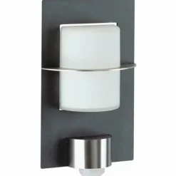 Applique extérieure Albert 140 Anthracite, 1 lumière, Détecteur de mouvement