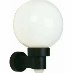 Applique extérieure Albert 257 Noir, 1 lumière, Détecteur de mouvement