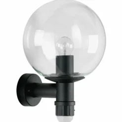 Applique extérieure Albert 641 Noir, 1 lumière, Détecteur de mouvement