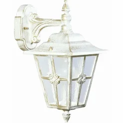 Applique extérieure Albert 1805 Or, Blanc, 1 lumière