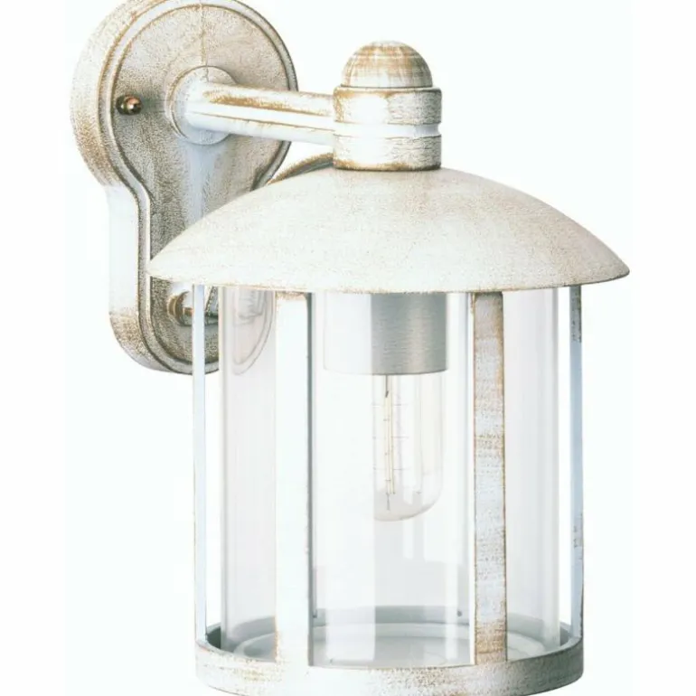 Applique extérieure Albert 1835 Or, Blanc, 1 lumière