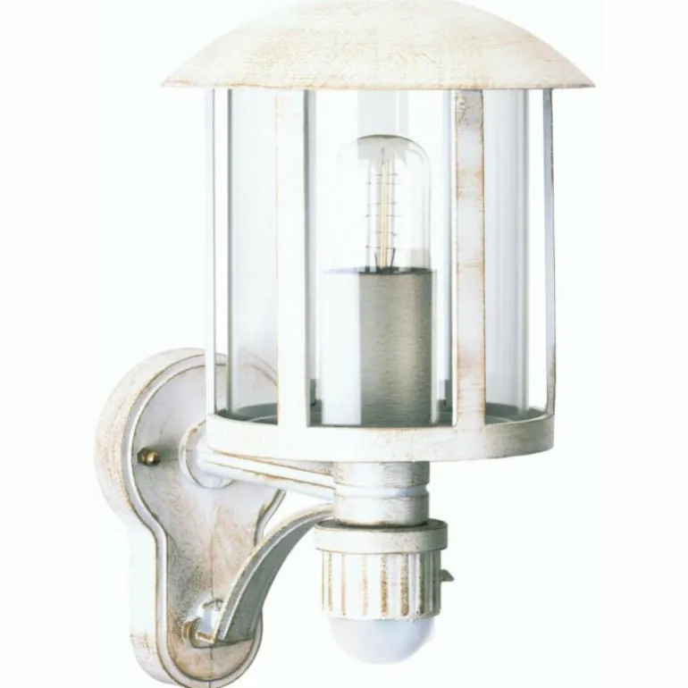 Applique extérieure Albert 1836 Or, Blanc, 1 lumière, Détecteur de mouvement