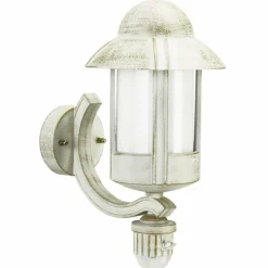 Applique extérieure Albert 1842 Or, Blanc, 1 lumière, Détecteur de mouvement