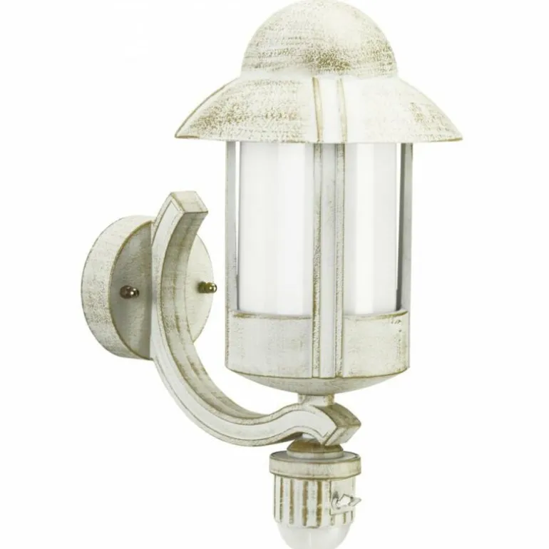 Applique extérieure Albert 1842 Or, Blanc, 1 lumière, Détecteur de mouvement