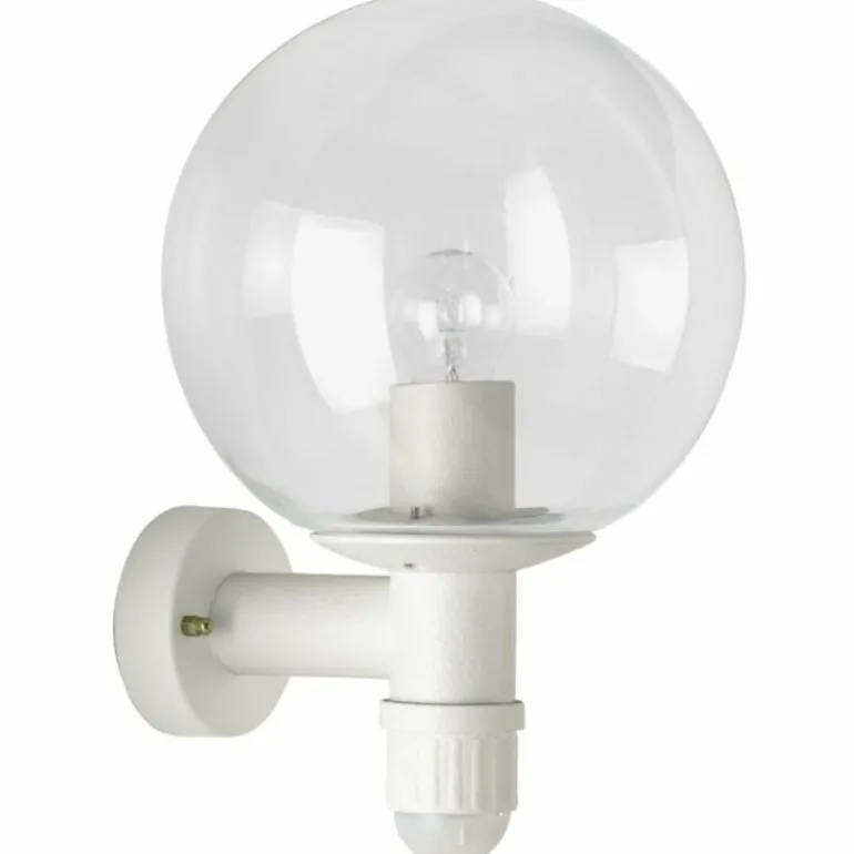 Applique extérieure Albert 641 Blanc, 1 lumière, Détecteur de mouvement