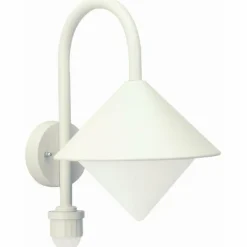 Applique extérieure Albert 646 Blanc, 1 lumière, Détecteur de mouvement