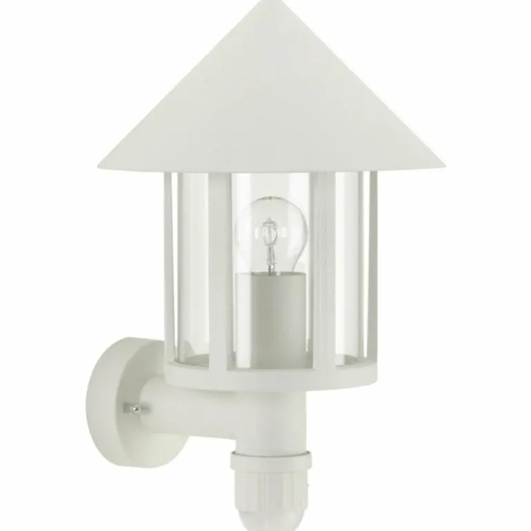 Applique extérieure Albert 1825 Blanc, 1 lumière, Détecteur de mouvement