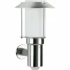 Applique extérieure Albert 238 Acier inoxydable, 1 lumière, Détecteur de mouvement