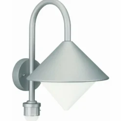 Applique extérieure Albert 646 Argenté, 1 lumière, Détecteur de mouvement