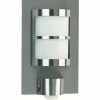 Applique extérieure Albert 6144 Acier inoxydable, 1 lumière, Détecteur de mouvement