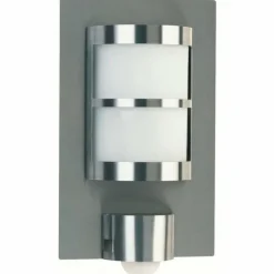 Applique extérieure Albert 6144 Acier inoxydable, 1 lumière, Détecteur de mouvement