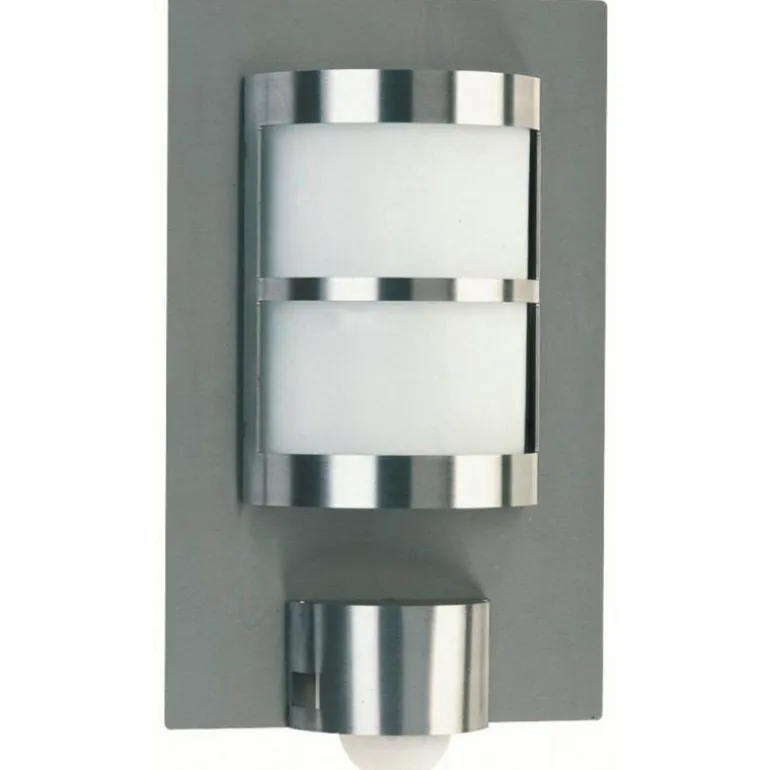 Applique extérieure Albert 6144 Acier inoxydable, 1 lumière, Détecteur de mouvement