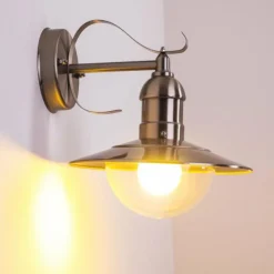 Applique extérieure Broni Acier inoxydable, 1 lumière