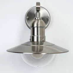 Applique extérieure Broni Acier inoxydable, 1 lumière