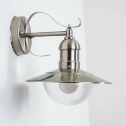 Applique extérieure Broni Acier inoxydable, 1 lumière
