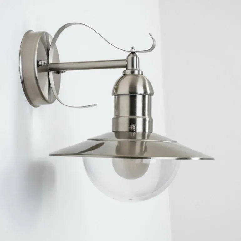 Applique extérieure Broni Acier inoxydable, 1 lumière