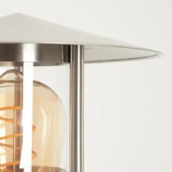 Applique extérieure Forli Acier inoxydable, Transparent, 1 lumière