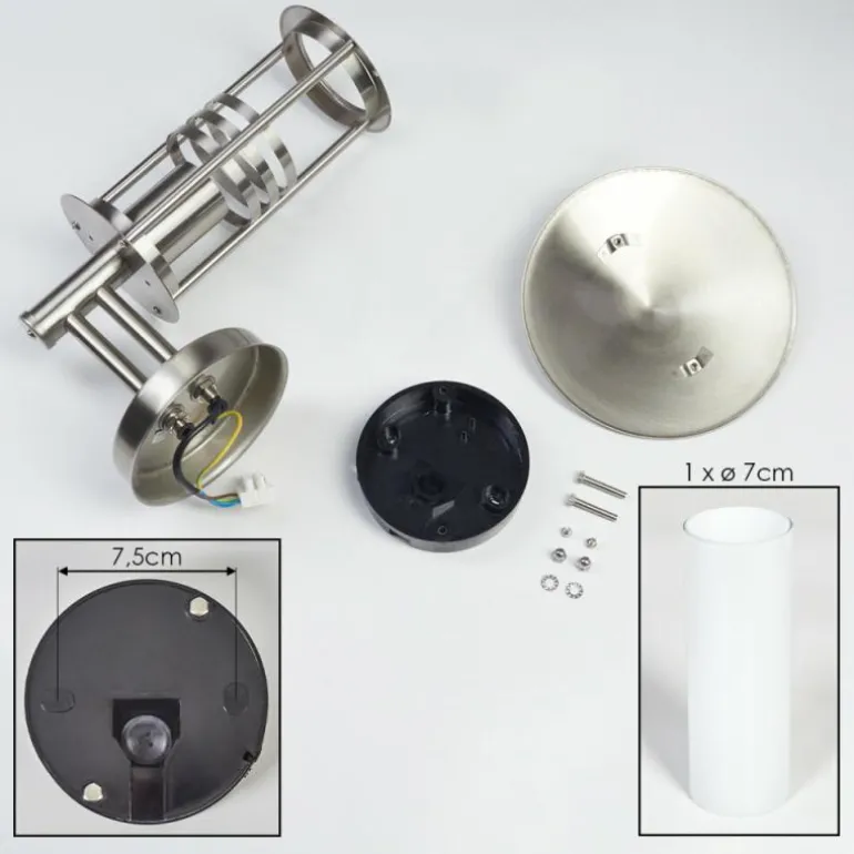 Applique extérieure Forli Acier inoxydable, 1 lumière