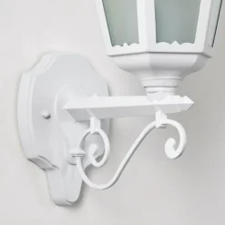 Applique extérieure Hongkong Blanc, 1 lumière