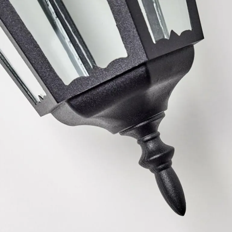 Applique extérieure Hongkong Noir, 1 lumière