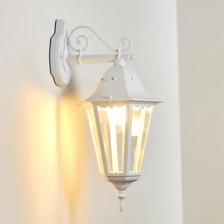 Applique extérieure Hongkong Blanc, 1 lumière