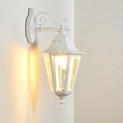 Applique extérieure Hongkong Blanc, 1 lumière