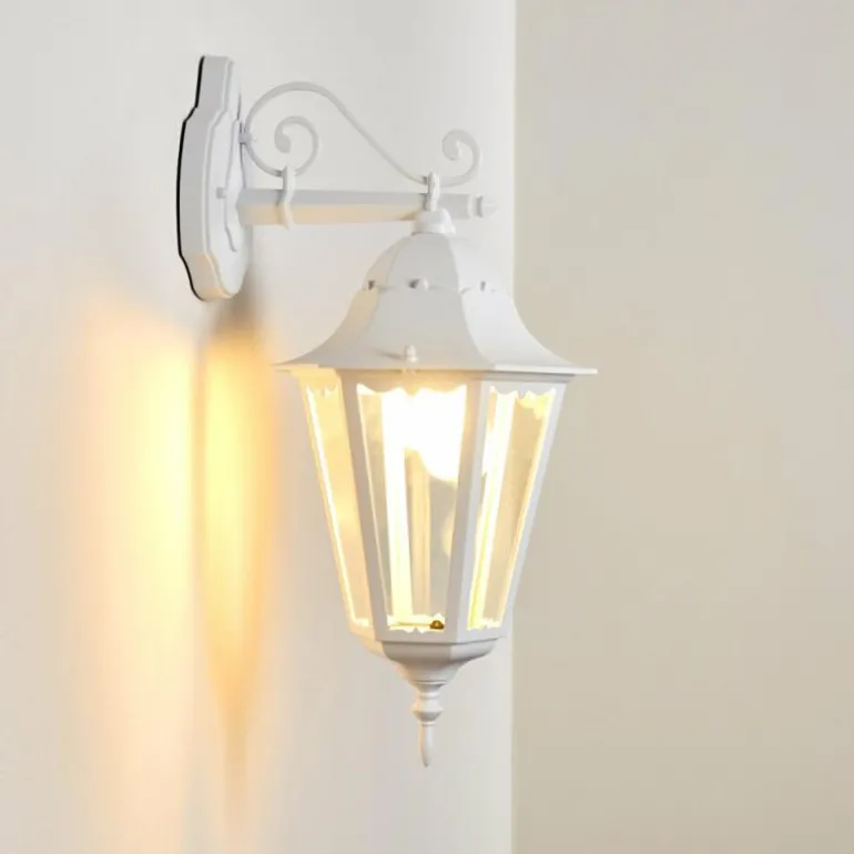 Applique extérieure Hongkong Blanc, 1 lumière