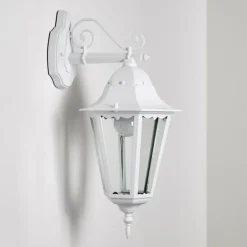 Applique extérieure Hongkong Blanc, 1 lumière