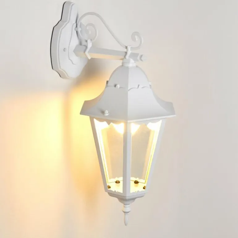 Applique extérieure Hongkong Blanc, 1 lumière