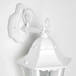 Applique extérieure Hongkong Blanc, 1 lumière