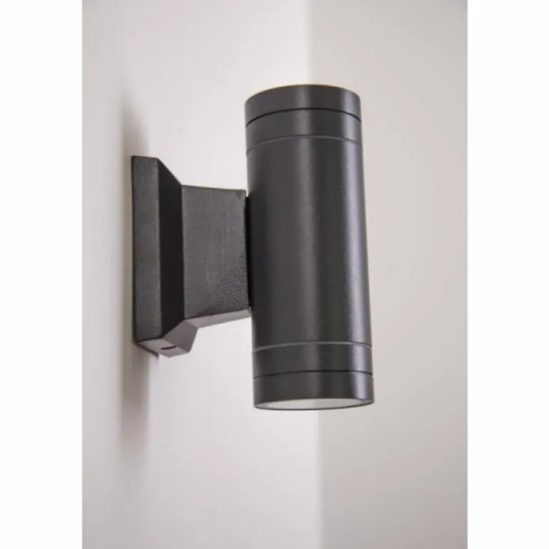 Applique extérieure LED Globo Noir, 2 lumières