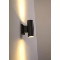 Applique extérieure LED Globo Noir, 2 lumières