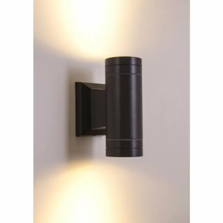 Applique extérieure LED Globo Noir, 2 lumières