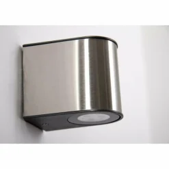 Applique extérieure LED Lutec Acier brossé, 6 lumières