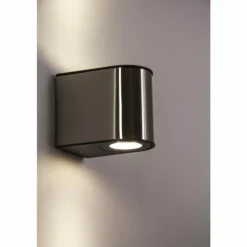 Applique extérieure LED Lutec Acier brossé, 6 lumières