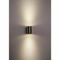 Applique extérieure LED Lutec Acier brossé, 6 lumières