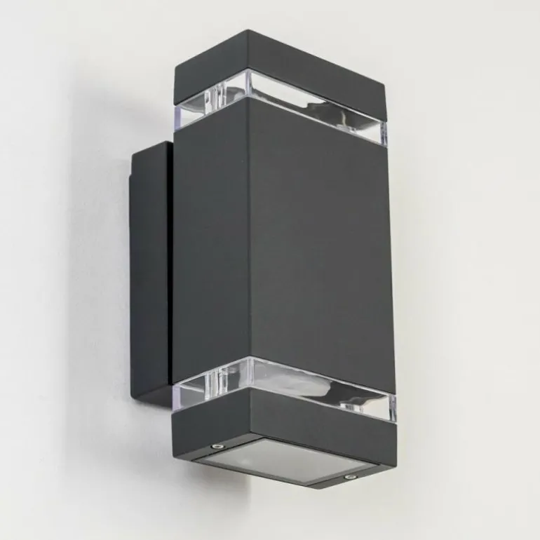 Applique extérieure Lutak LED Anthracite, 2 lumières
