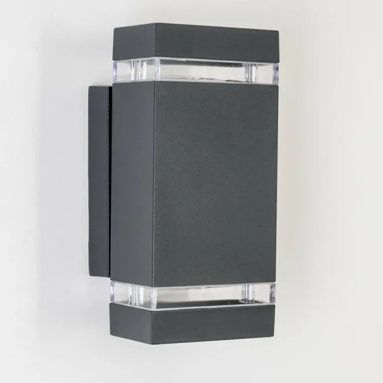 Applique extérieure Lutak LED Anthracite, 2 lumières