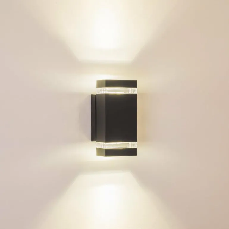 Applique extérieure Lutak LED Anthracite, 2 lumières