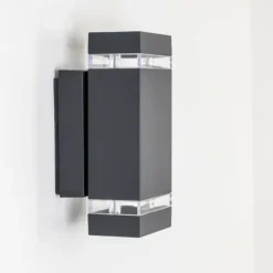 Applique extérieure Lutak LED Anthracite, 2 lumières