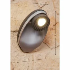 Applique extérieure LUTEC EGGO LED Anthracite, 3 lumières