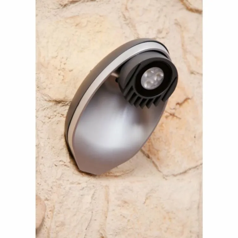 Applique extérieure LUTEC EGGO LED Anthracite, 3 lumières