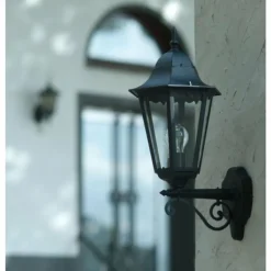 Applique extérieure LUTEC BRISTOL Noir, 1 lumière