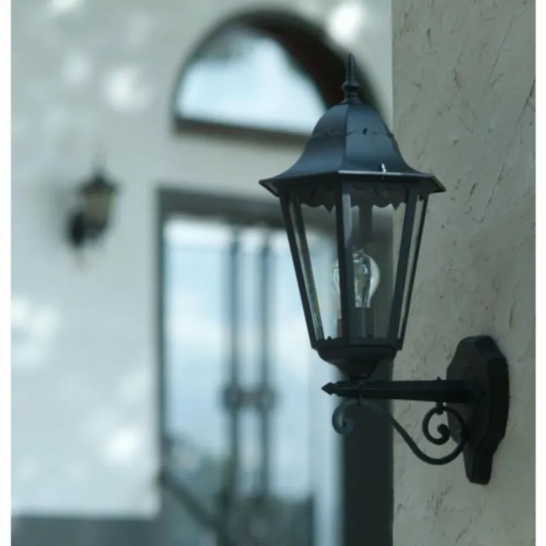 Applique extérieure LUTEC BRISTOL Noir, 1 lumière