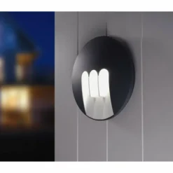 Applique extérieure LUTEC MASK LED Anthracite, 3 lumières