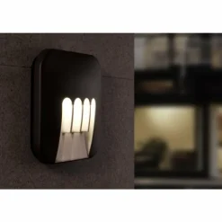 Applique extérieure LUTEC MASK LED Anthracite, 4 lumières